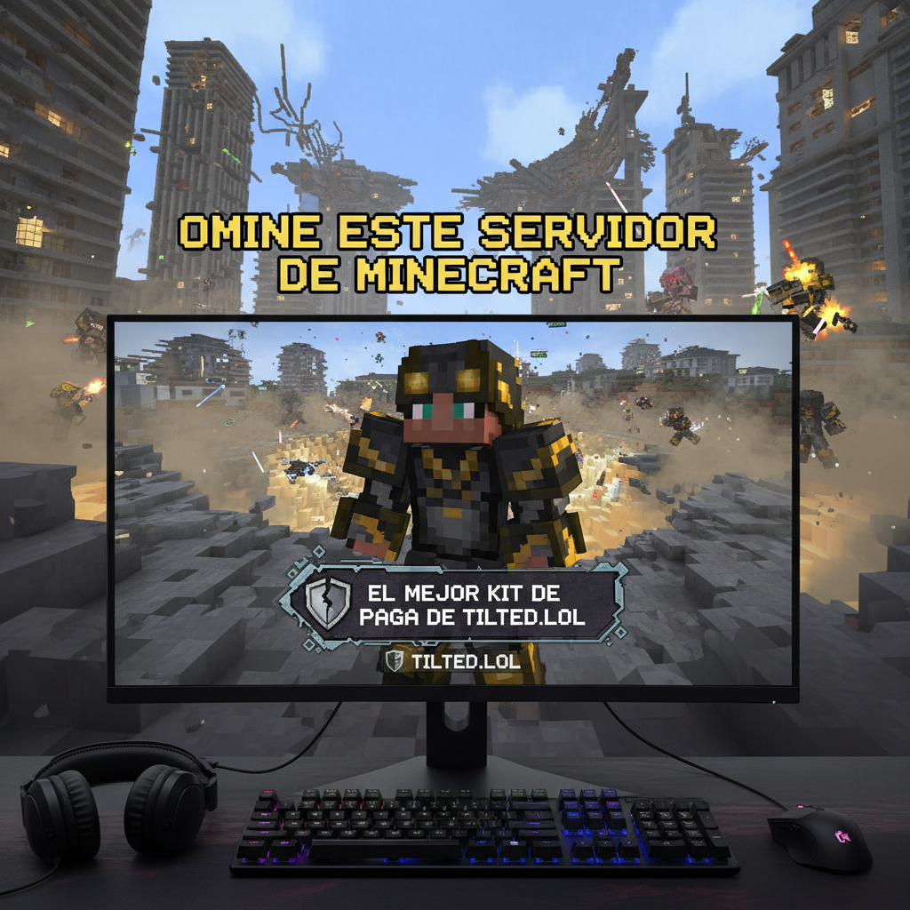 omine Este servidor de Minecraft usando El mejor kit de paga de tilted.lol