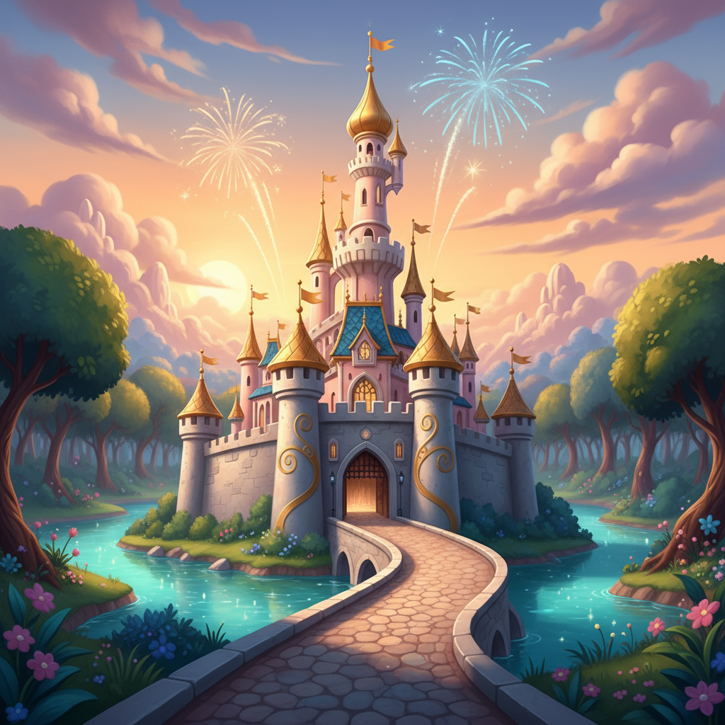 迪士尼风格城堡